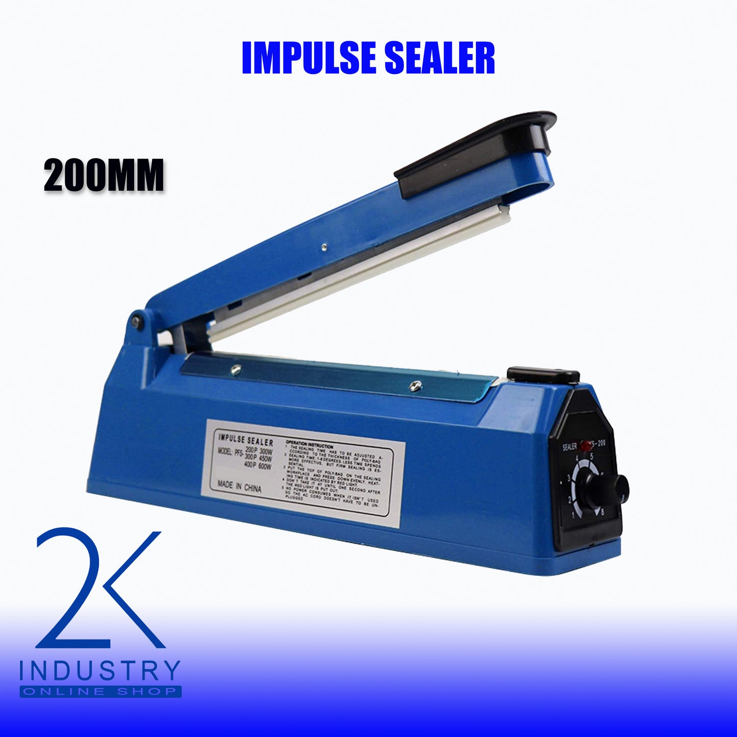 IMPULSE HEAT SEALER MACHINE AND HEAT GUN