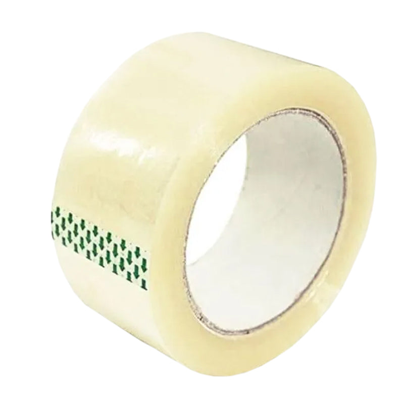 144 ROLLS PACKAGING CLEAR/BROWN TAPE - 2 INCHES X 50/100/200 METERS, 45 MICRONS THICK