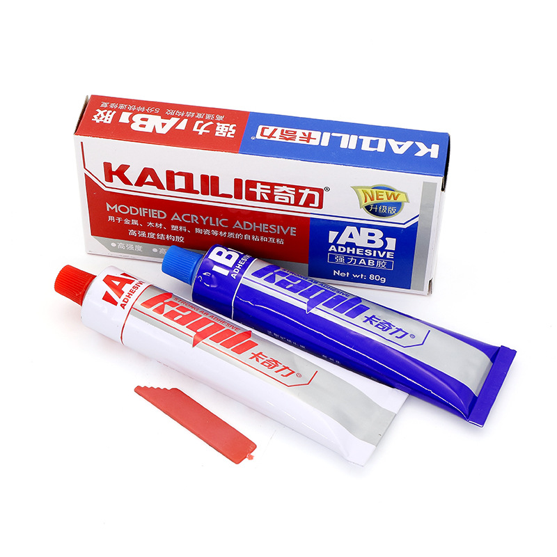 Acrylic AB Adhesive | Plastic Bonder Structural Adhesive 80g | Clear glue adhesive