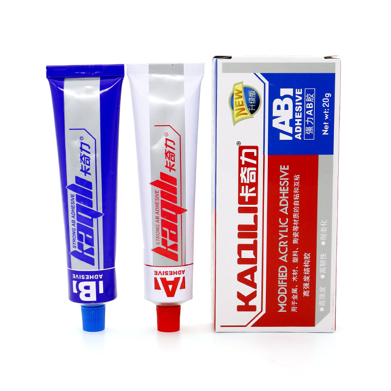 Acrylic AB Adhesive | Plastic Bonder Structural Adhesive 80g | Clear glue adhesive