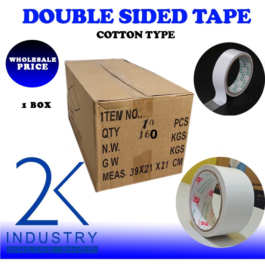 DOUBLE SIDED TAPE | DOUBLE ADHESIVE TAPE COTTON TYPE WHOLESALE PRICE| BULK ORDER