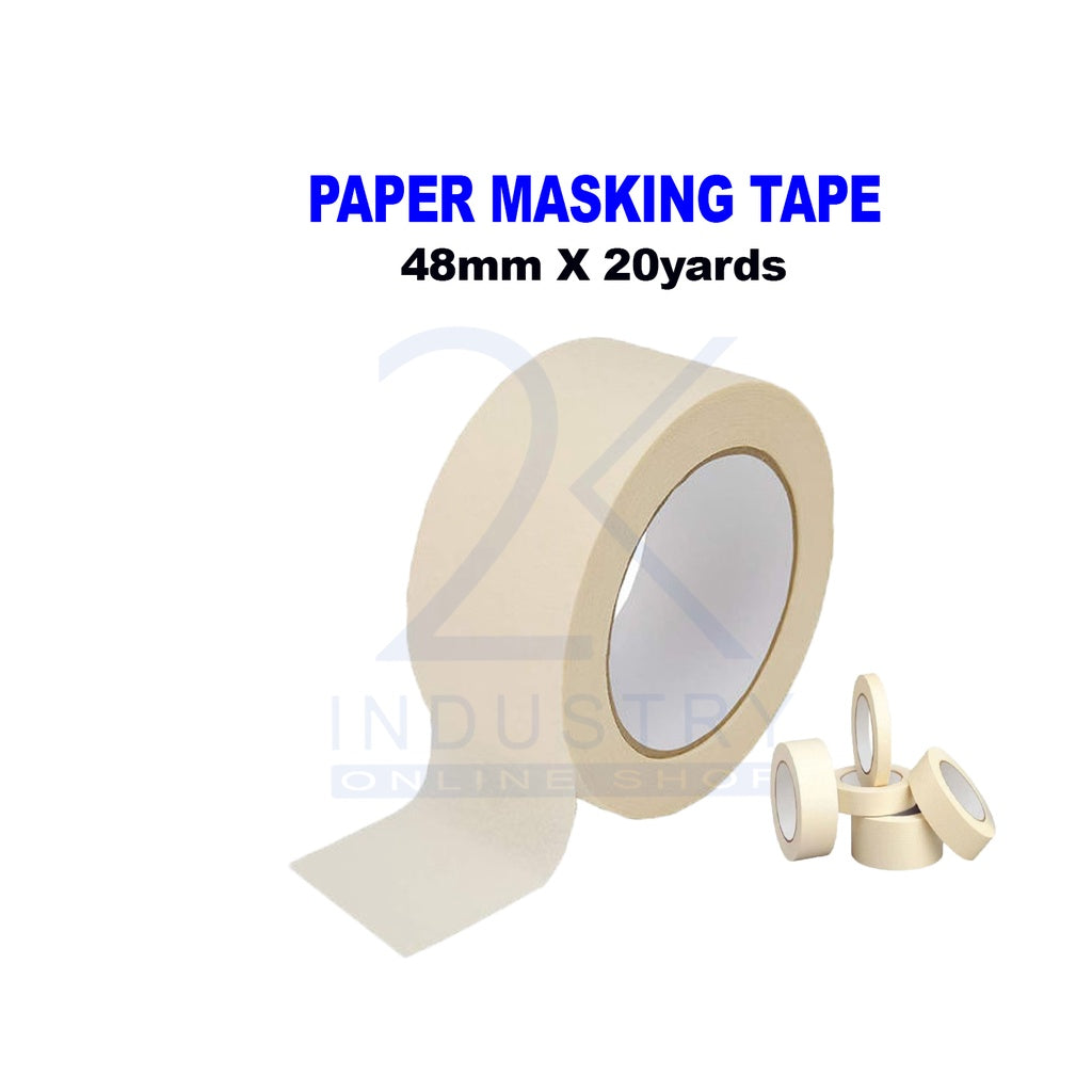 MASKING TAPE STATIONARY SCHOOL/OFFICE SUPPLY | PAPER TAPE (½ , ¾, 1, 1.5, 2 INCHES)
