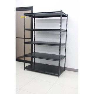 (MEDIUM) DIY STORAGE RACK BLACK CAT SHELVES- STEELRACK BLACK LAMINATED