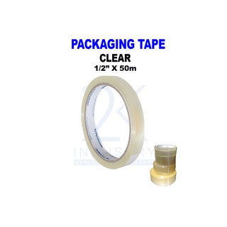 STATIONARY/ CLEAR TAPE - 1" X 50M OR 1/2" X 50M - 1PC PER ORDER