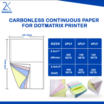 COMPUTER FORMS | CARBONLESS CONTINUOUS PAPER