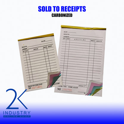 CARBONIZED ORDER SHEETS- 1 BOOKLET