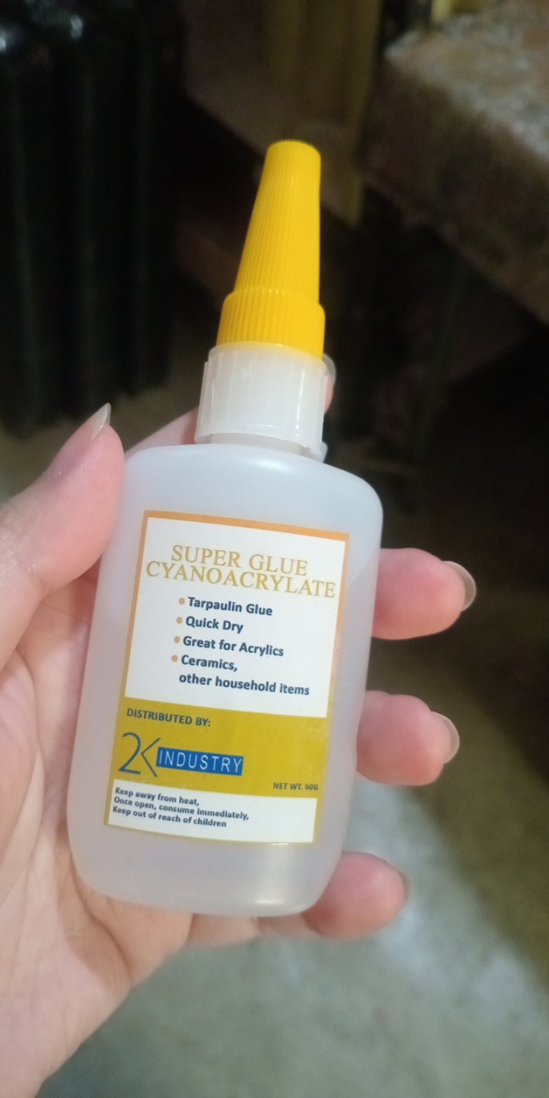 MULTI PURPOSE SUPER GLUE CYANO ACRYLATE ADHESIVE ALL PURPOSE GLUE 60g (BIG SIZE)