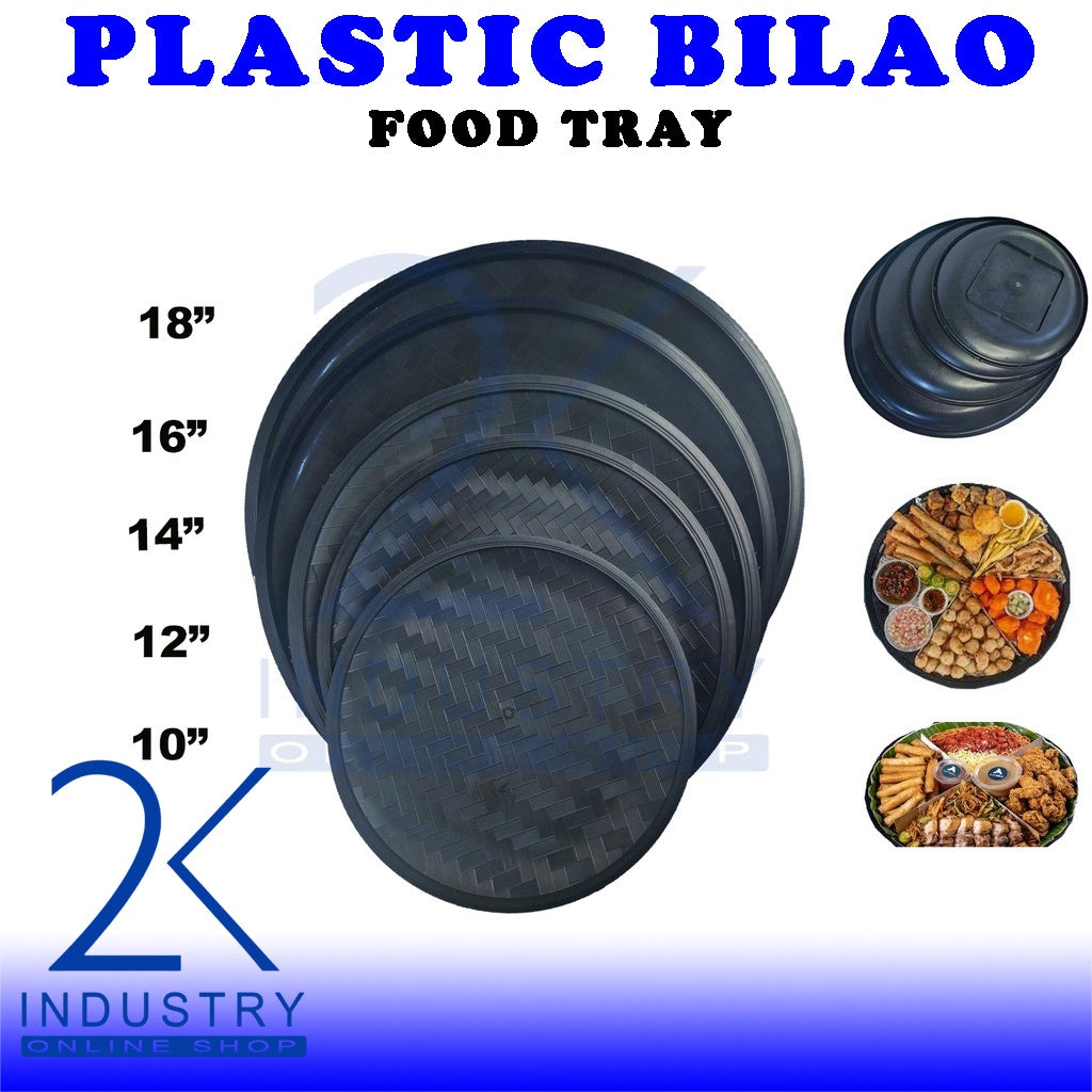 PLASTIC REUSABLE BILAO 10'', 12'' , 14", 16'' , 18'' Per Piece